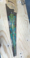 Hand-painted saw