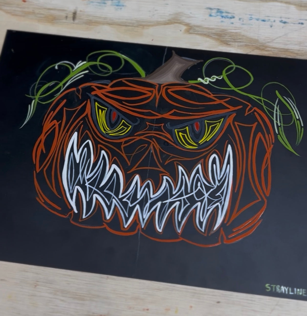 Pinstriped Pumpkin